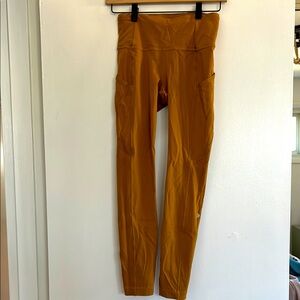 Lululemon Mustard Yellow Leggings